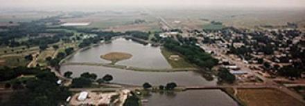 Aerial View of Lake Atwood