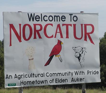 Norcatur - Boyhood home of major league baseball great, Eldon Auker