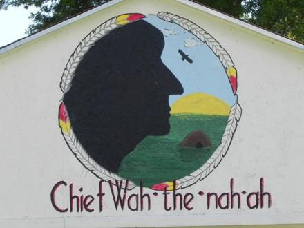 Kayla Hinton Artist in Wathena Painted This Tribute to Chief Wathena